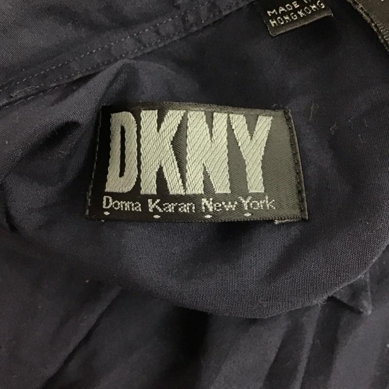 ディーケーエヌワイ DKNY シャツ、ブラウス 長袖 長袖シャツ カラーシャツ ポケットシャツ 長袖カットソー 90s L 無地 紺 / ネイビー /  メンズ USED 古着 中古 10124356