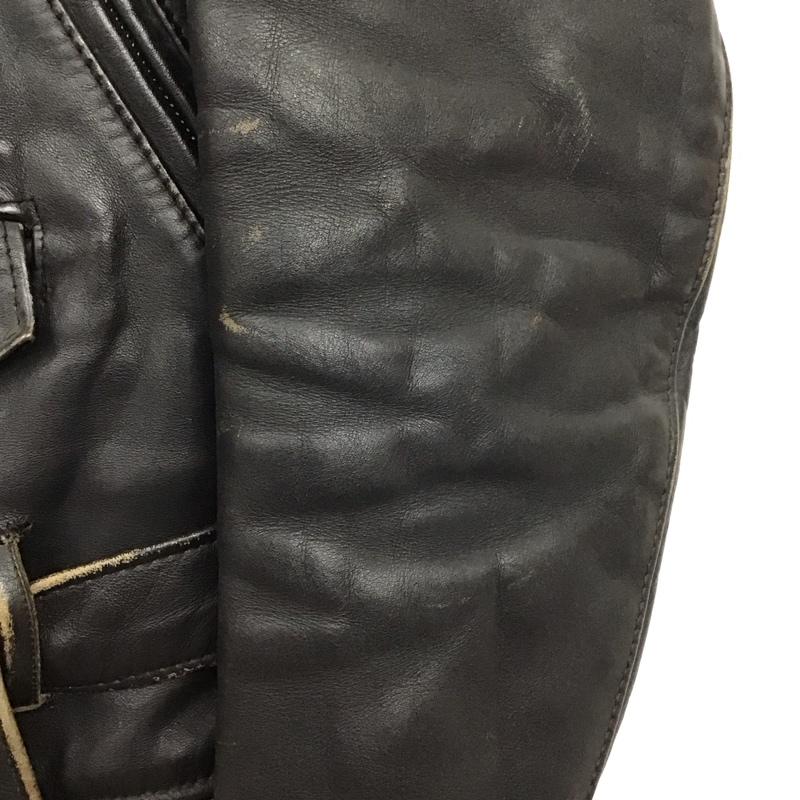 ショット schott ジャケット、上着 ジャケット、ブレザー レザージャケット カジュアルジャケット ライダース ジップアップジャケット ヴィンテージ 古着 34 無地 黒 / ブラック /  メンズ USED 古着 中古 10116557