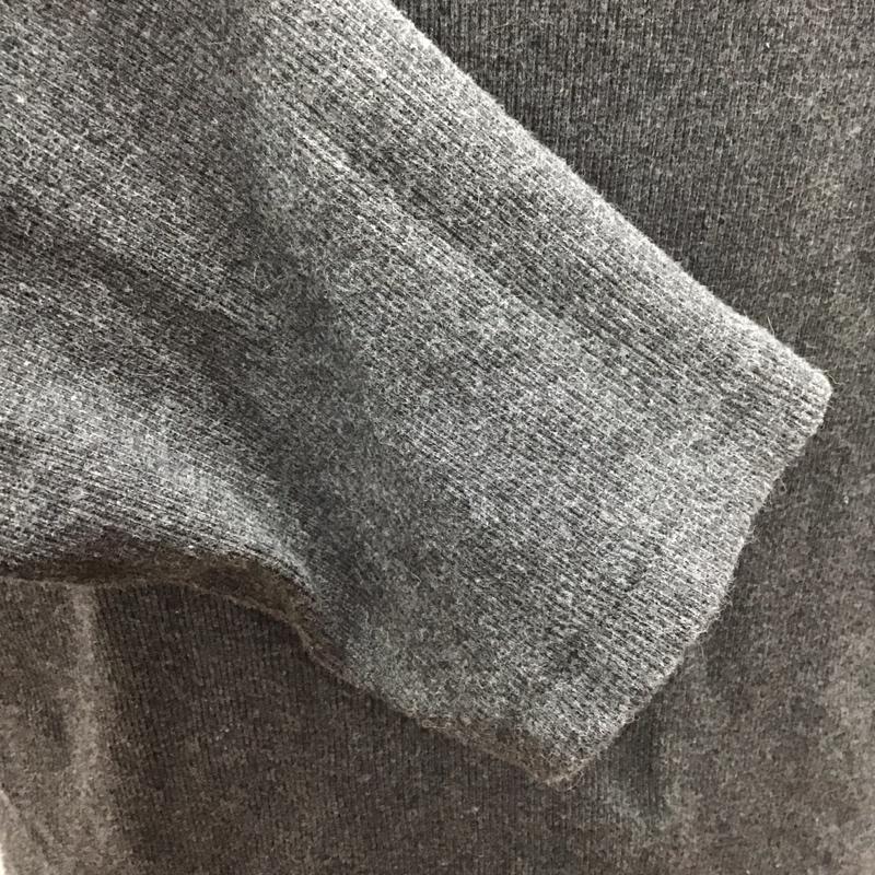 アヴィレックス AVIREX U.S.A. カットソー 長袖 長袖カットソー クルーネックカットソー ロングスリーブカットソー L 無地 灰 / グレー /  メンズ USED 古着 中古 10113680