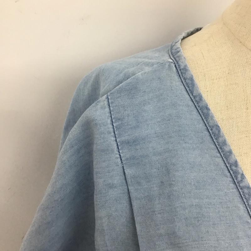 ザラ ZARA ワンピース ロングスカート S 無地 水色 / ライトブルー /  レディース USED 古着 中古 10107218