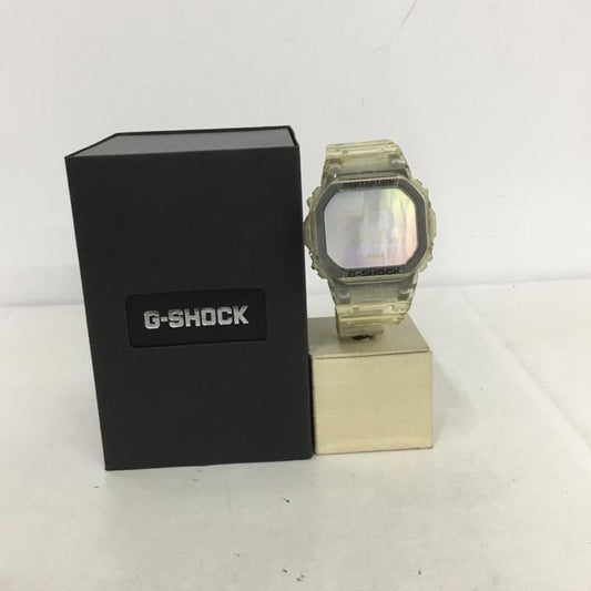 ジーショック G-SHOCK 腕時計 デジタル DW-5600SRS クリアベルト 箱有 ロゴ、文字 透明 / クリア /  メンズ USED 古着 中古 10140031
