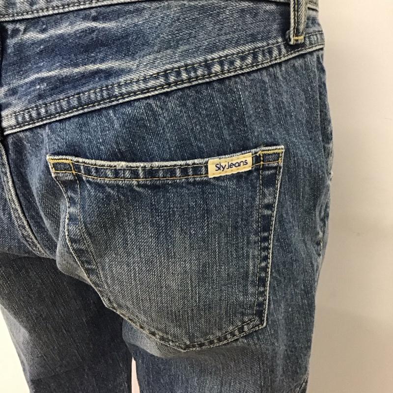スライ SLY パンツ デニム、ジーンズ 0304AJ11-0520 デニムパンツ スリムパンツ 1 無地 インディゴ / インディゴ /  レディース USED 古着 中古 10117285
