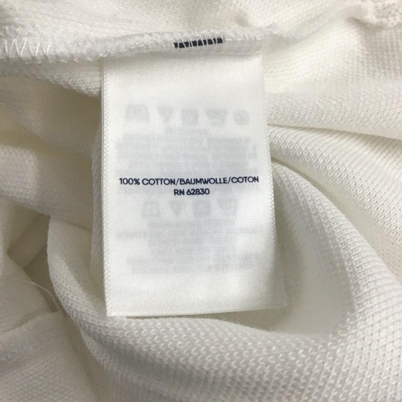 ランズエンド LAND S END ポロシャツ 半袖 半袖ポロシャツ カラーシャツ 半袖カットソー XL 無地 白 / ホワイト /  メンズ USED 古着 中古 10143253