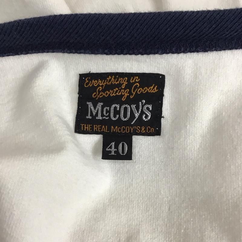 ザリアルマッコイズ THE REAL McCOY S Tシャツ 半袖 半袖 40 プリント 白 / ホワイト /  メンズ USED 古着 中古 10115403