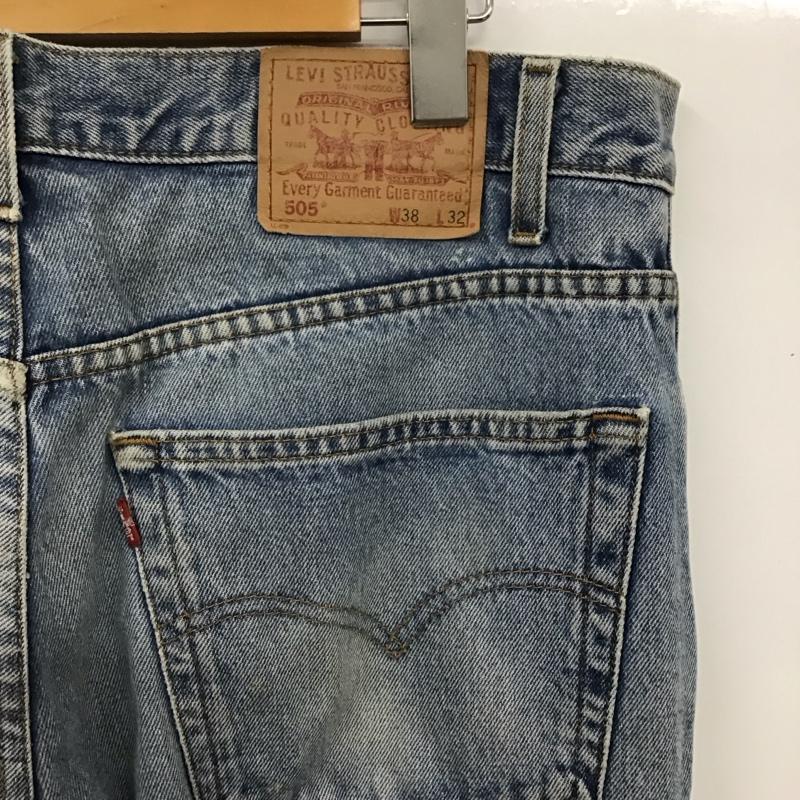 リーバイストラウスアンドコー Levi Strauss & co. パンツ デニム、ジーンズ デニムパンツ ストレートパンツ ワイドパンツ カジュアルパンツ 38 無地 インディゴ / インディゴ /  メンズ USED 古着 中古 10117565