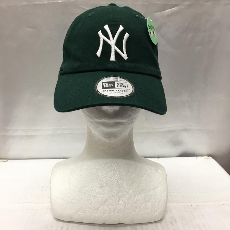 ニューエラ NEW ERA 帽子 キャップ NY ニューヨーク ヤンキース Casual Classic ロゴ、文字 緑 / グリーン /  メンズ USED 古着 中古 10109745