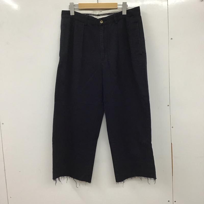 ポロラルフローレン POLO RALPH LAUREN パンツ チノパン チノパン ワイドパンツ カジュアルパンツ 34インチ 無地 紺 / ネイビー /  メンズ USED 古着 中古 10137323