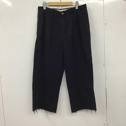 ポロラルフローレン POLO RALPH LAUREN パンツ チノパン チノパン ワイドパンツ カジュアルパンツ 34インチ 無地 紺 / ネイビー /  メンズ USED 古着 中古 10137323