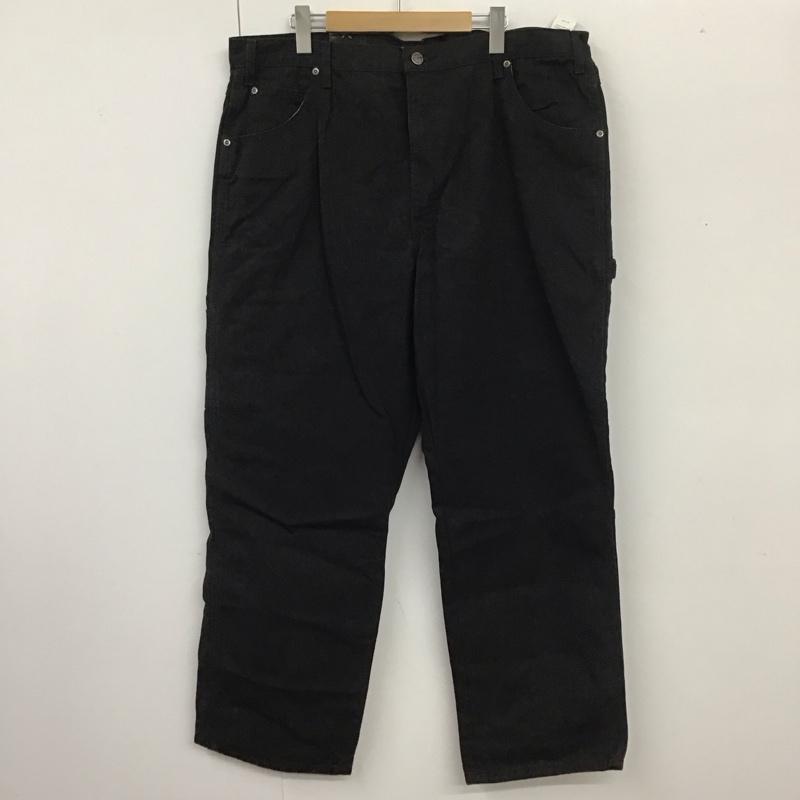 ディッキーズ Dickies パンツ ワークパンツ、ペインターパンツ ワークパンツ ワイドパンツ カジュアルパンツ 40 無地 黒 / ブラック /  メンズ USED 古着 中古 10110443