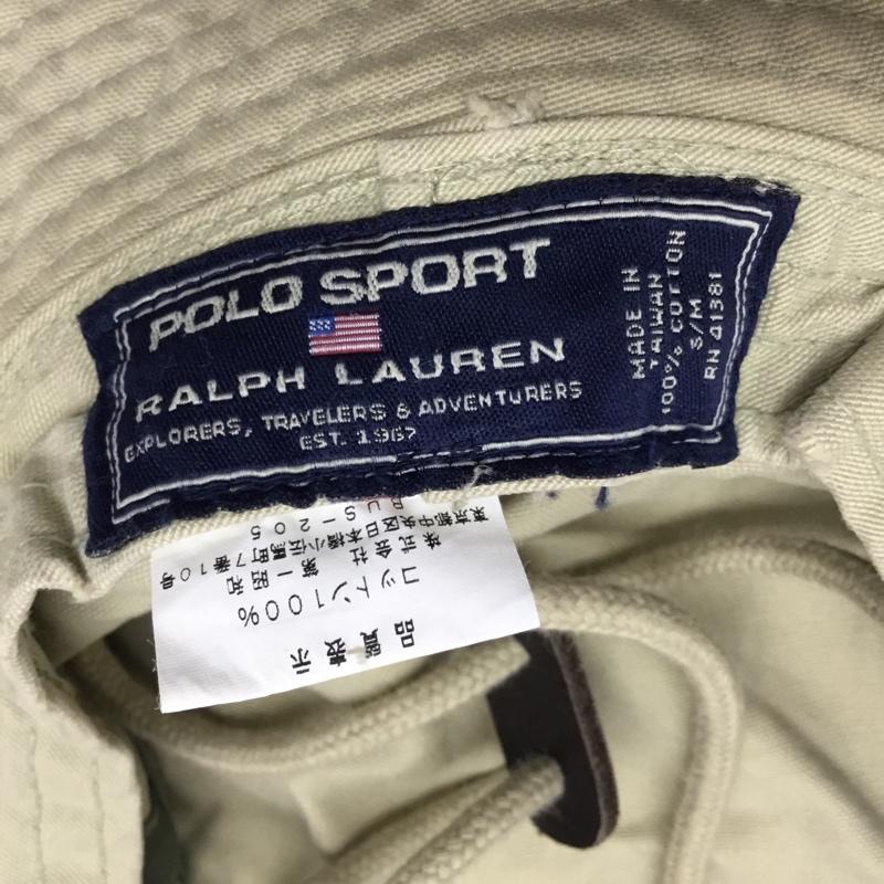 ポロスポーツラルフローレン POLOSPORT 帽子 ハット コットン 90年代 ロゴ、文字 ベージュ / ベージュ /  メンズ USED 古着 中古 10111995