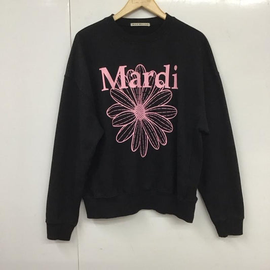 マルディメクルディ MARDI MERCREDI トレーナー 長袖 プリント 黒 / ブラック /  レディース USED 古着 中古 10131932