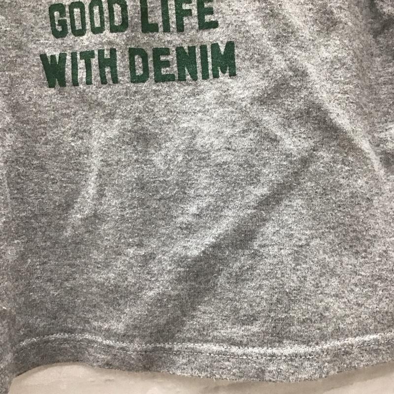ダブルB Double B Tシャツ 長袖 FREE プリント 灰 / グレー /  ボーイズ USED 古着 中古 10116788