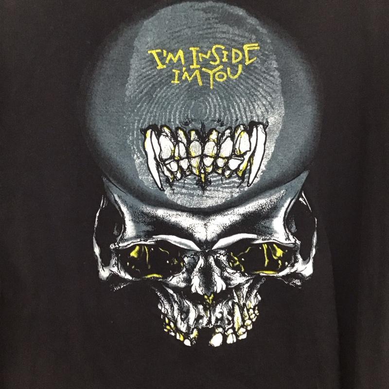 古着 USED Tシャツ 半袖 半袖カットソー プリントTシャツ クルーネックカットソー バンドT XL プリント 黒 / ブラック /  メンズ USED 古着 中古 10130662