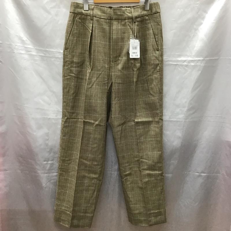 フリークスストア FREAK S STORE パンツ スラックス スラックスパンツ ワイドパンツ チェックカジュアルパンツ センタータックパンツ L チェック マルチカラー / マルチカラー /  メンズ USED 古着 中古 10113890