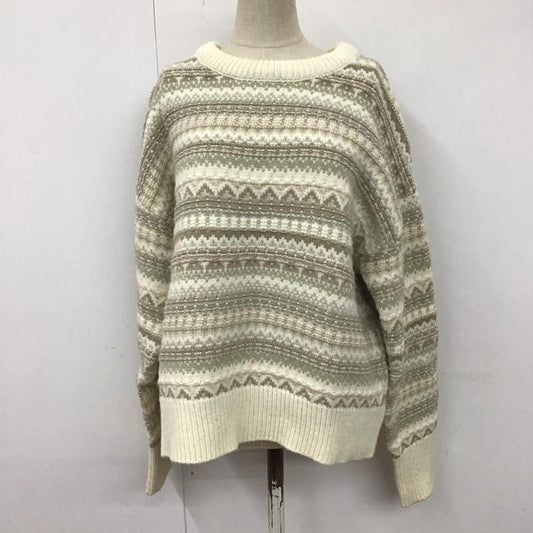 ニコアンド niko and... ニット、セーター 長袖 M  マルチカラー / マルチカラー /  レディース USED 古着 中古 10123594