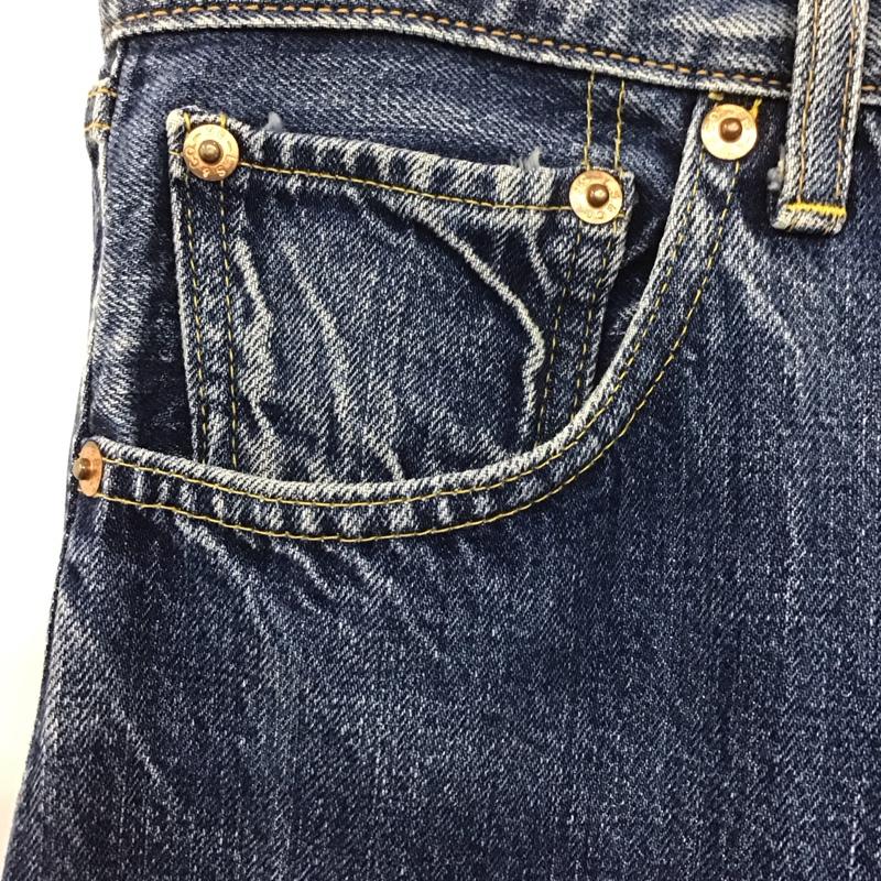 リーバイス Levi s パンツ デニム、ジーンズ デニムパンツ スリムパンツ ジーンズ カジュアルパンツ ストレートパンツ 32インチ 無地 インディゴ / インディゴ /  メンズ USED 古着 中古 10107757