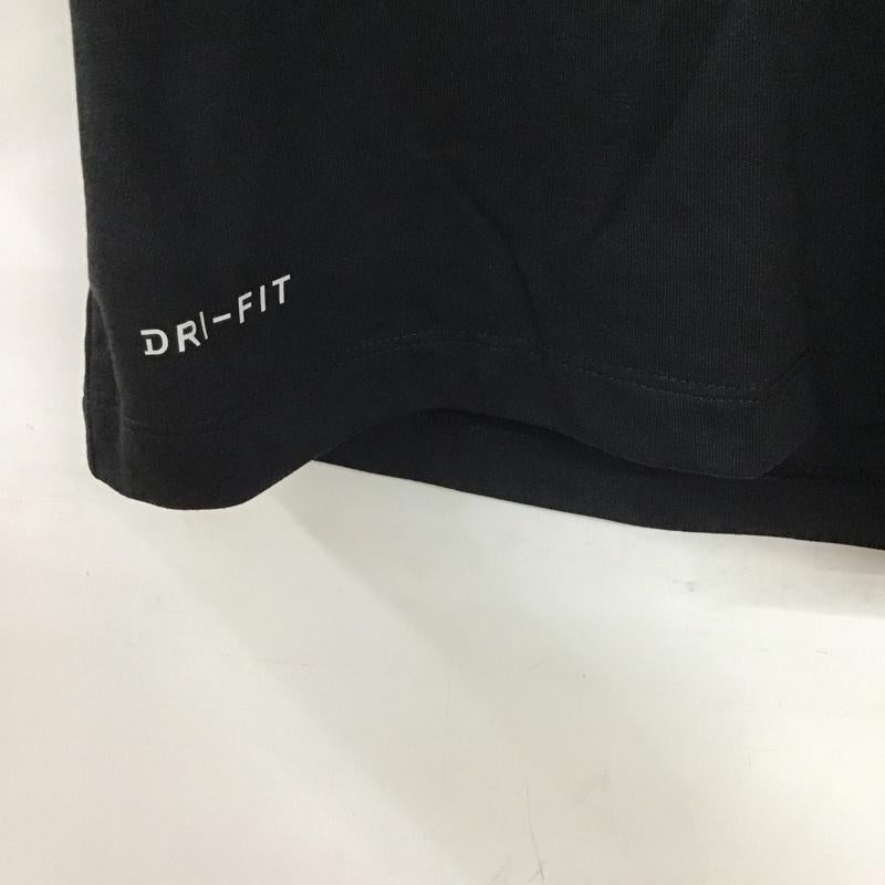ナイキ NIKE Tシャツ 半袖 BQ1854-010 スウッシュ DRI-FIT スポーツウェア L ロゴ、文字 黒 / ブラック /  メンズ USED 古着 中古 10135616
