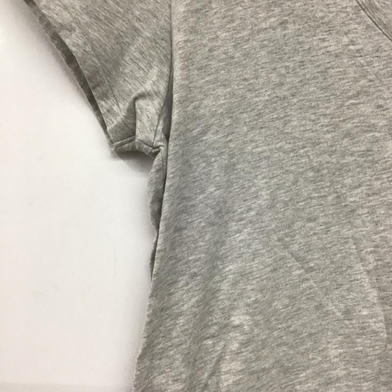 ポロラルフローレン POLO RALPH LAUREN Tシャツ 半袖 半袖カットソー プリントTシャツ Vネックカットソー L ロゴ、文字 灰 / グレー /  レディース USED 古着 中古 10145378