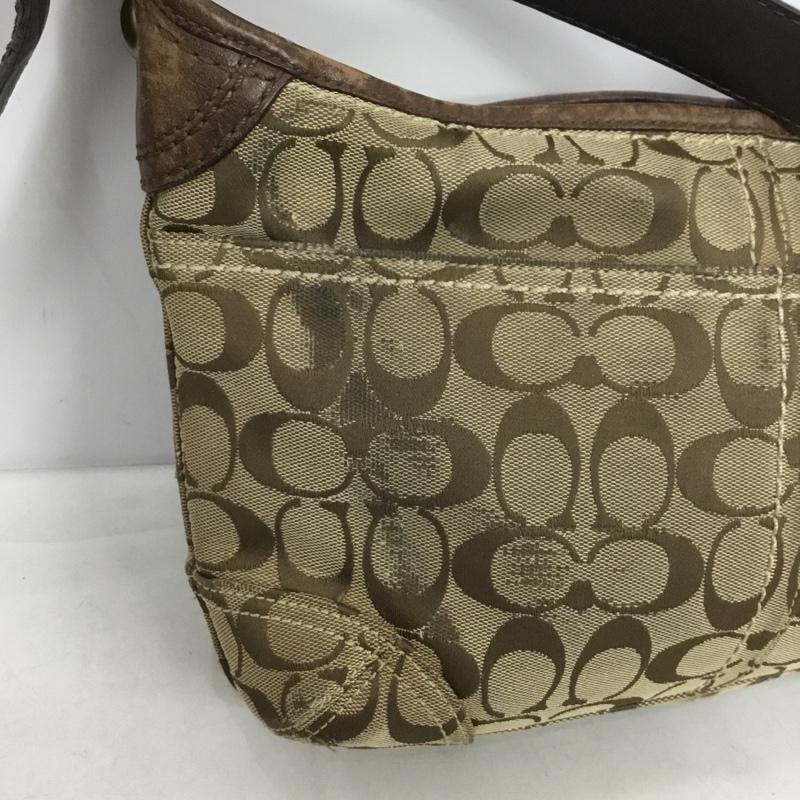 コーチ COACH ショルダーバッグ ショルダーバッグ J0885-12594 シグネチャー 総柄 ベージュ / ベージュ /  レディース USED 古着 中古 10151226