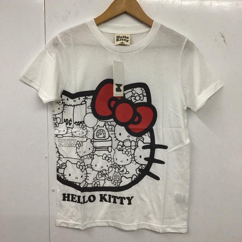 古着 USED Tシャツ 半袖 ハローキティ M キャラクター X プリント 白 / ホワイト /  レディース USED 古着 中古 10147669