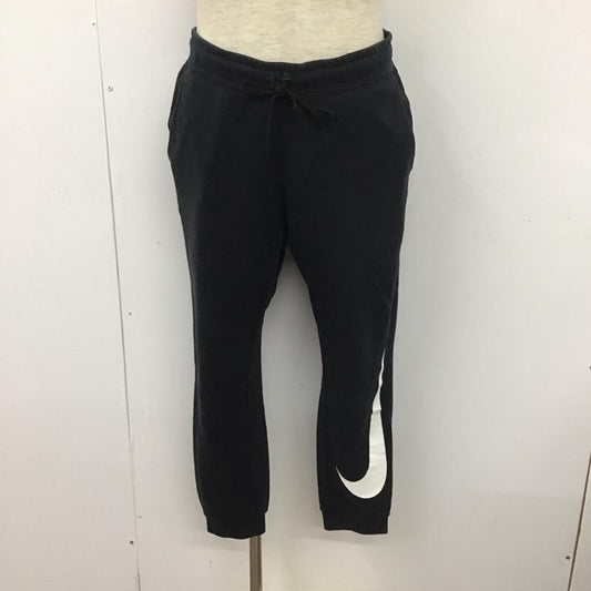ナイキ NIKE ボトムス ボトムス スウェットパンツ ジャージ カジュアルパンツ ワイドパンツ スポーツウェア M 無地 黒 / ブラック /  メンズ USED 古着 中古 10110952