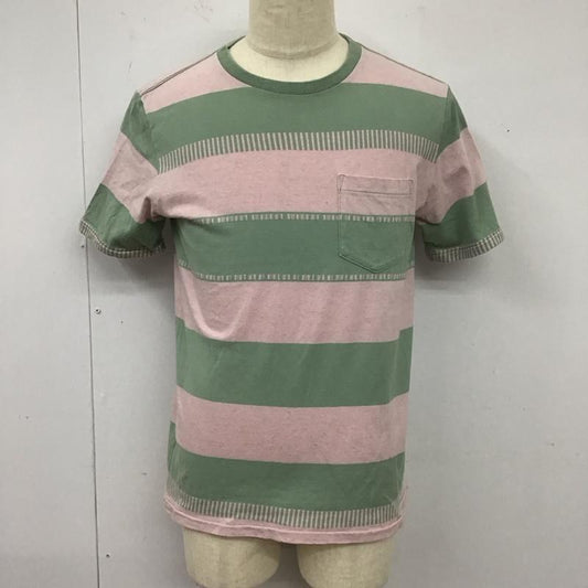 レミ レリーフ REMI RELIEF カットソー 半袖 半袖カットソー プリントTシャツ クルーネックカットソー S ボーダー柄 マルチカラー / マルチカラー /  メンズ USED 古着 中古 10113135