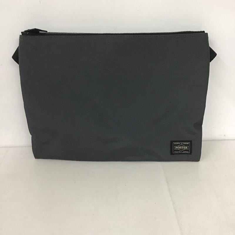 ポーター PORTER ショルダーバッグ ショルダーバッグ サコッシュ JOIN ロゴ、文字 灰 / グレー /  メンズ USED 古着 中古 10141066