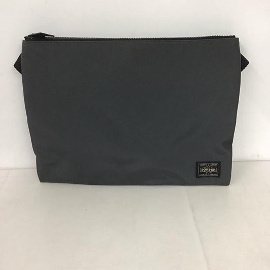 ポーター PORTER ショルダーバッグ ショルダーバッグ サコッシュ JOIN ロゴ、文字 灰 / グレー /  メンズ USED 古着 中古 10141066