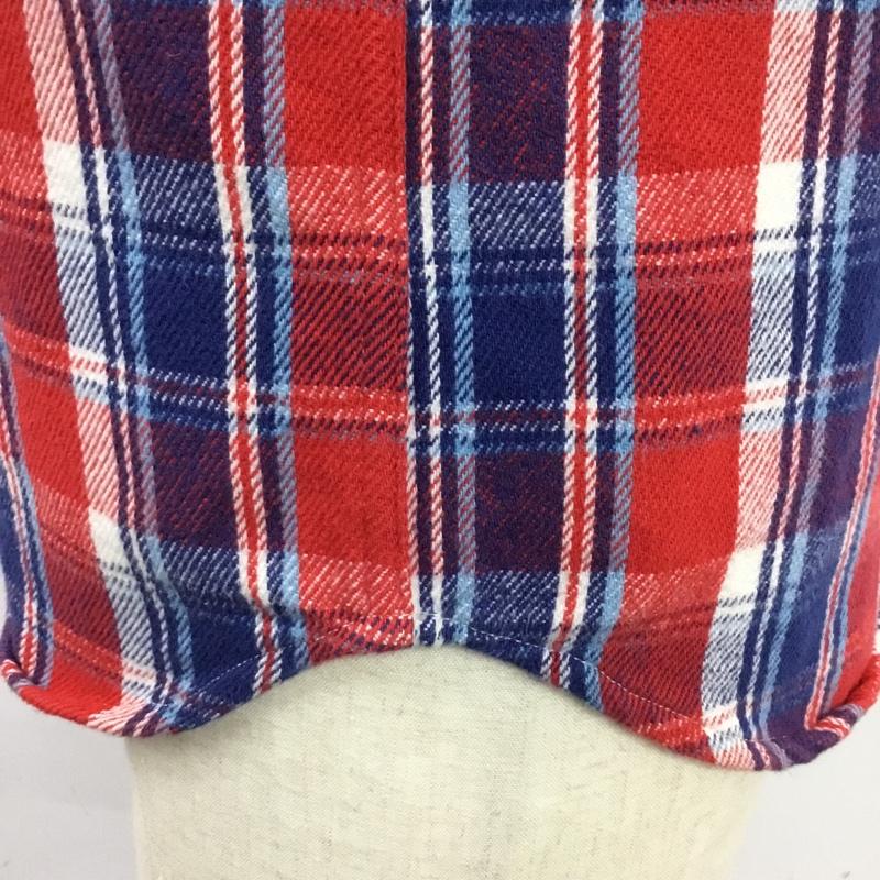 スタンダード カリフォルニア STANDARD CALIFORNIA シャツ、ブラウス 長袖 長袖シャツ フード付きシャツ チェックシャツ S チェック マルチカラー / マルチカラー /  メンズ USED 古着 中古 10117583