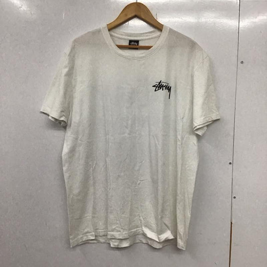 ステューシー STUSSY Tシャツ 半袖 XL ロゴ、文字 白 / ホワイト /  メンズ USED 古着 中古 10133220