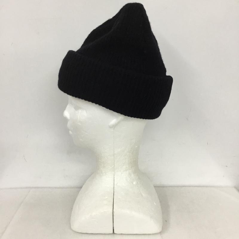 ラストリゾートエービー Last Resort AB 帽子 ニット帽 LR DOUBLE FOLD MERINO BEANIE ロゴ、文字 黒 / ブラック /  メンズ USED 古着 中古 10131363