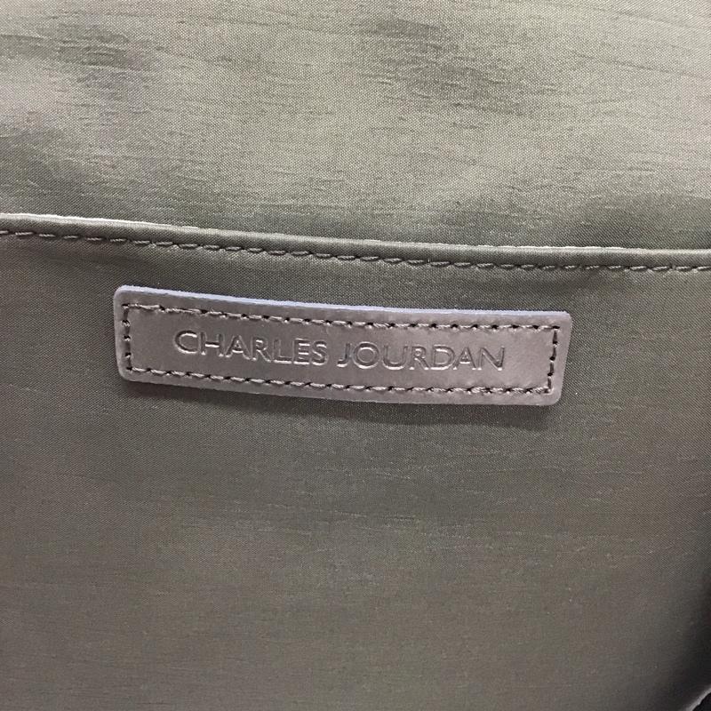 シャルルジョルダン CHARLES JOURDAN ショルダーバッグ ショルダーバッグ ロゴ、文字 カーキ / カーキ /  レディース USED 古着 中古 10115843