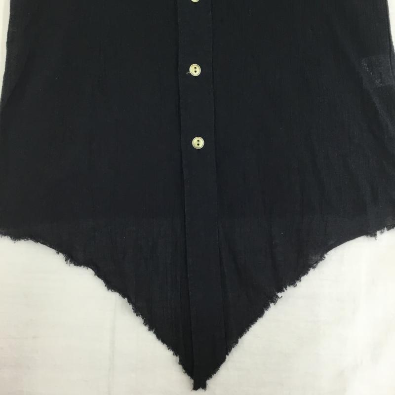 ミダス MIDAS シャツ、ブラウス 長袖 03-3478-9855 midas 長袖シャツ 1号 無地 黒 / ブラック /  メンズ USED 古着 中古 10128185