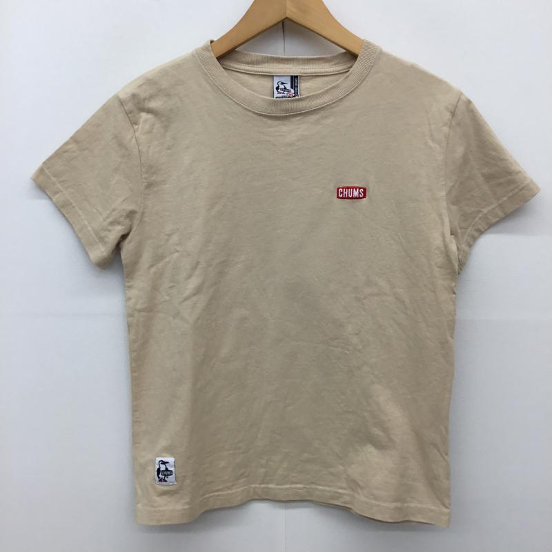 チャムス CHUMS Tシャツ 半袖 CH11-1012 M プリント ベージュ / ベージュ /  レディース USED 古着 中古 10141335