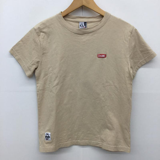 チャムス CHUMS Tシャツ 半袖 CH11-1012 M プリント ベージュ / ベージュ /  レディース USED 古着 中古 10141335