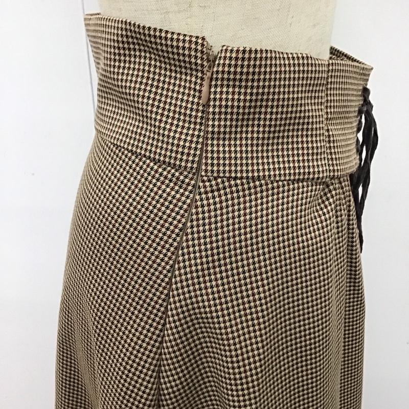 イング INGNI スカート ロングスカート ロングスカート フレアスカート カジュアルスカート M チェック マルチカラー / マルチカラー /  レディース USED 古着 中古 10118614