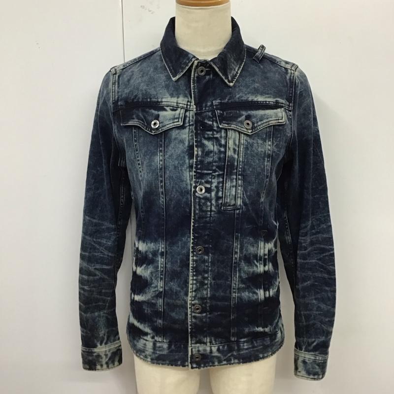 ジースターロゥ G-STAR RAW ジャケット、上着 ジャケット、ブレザー 3301 3D Slim Jacket デニムジャケット S 無地 インディゴ / インディゴ /  メンズ USED 古着 中古 10121336