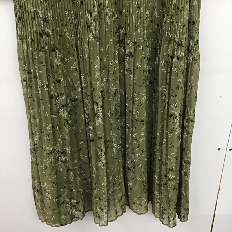 ミラオーウェン Mila Owen ワンピース ロングスカート 長袖ロングワンピース ノーカラーシャツワンピース フレアスカート 0 総柄 マルチカラー / マルチカラー /  レディース USED 古着 中古 10142058