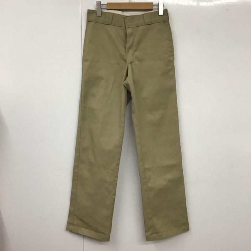 ディッキーズ Dickies パンツ ワークパンツ、ペインターパンツ ワークパンツ ワイドパンツ カジュアルパンツ 28インチ 無地 ベージュ / ベージュ /  メンズ USED 古着 中古 10109269