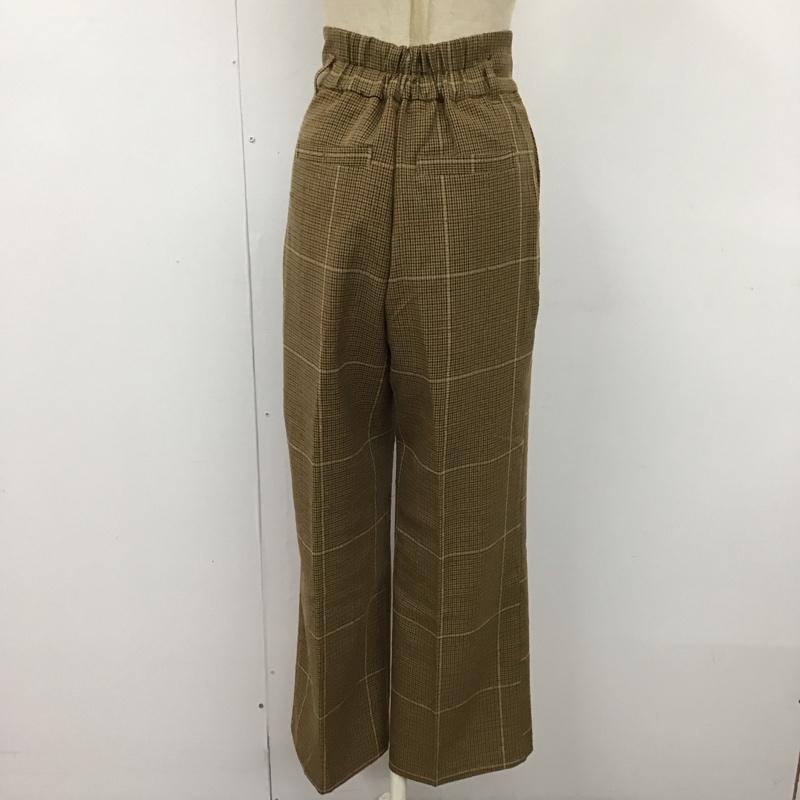 ジーナシス JEANASIS パンツ スラックス FREE チェック マルチカラー / マルチカラー /  レディース USED 古着 中古 10120306