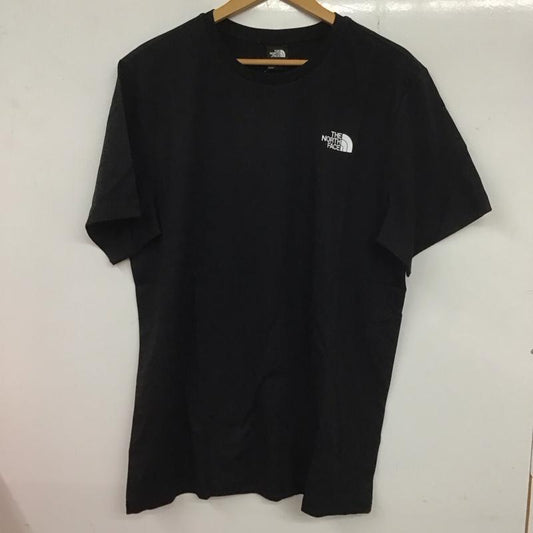ザノースフェイス THE NORTH FACE Tシャツ 半袖 NF0A87NPJK3 L ロゴ、文字 X プリント 黒 / ブラック /  メンズ USED 古着 中古 10132533