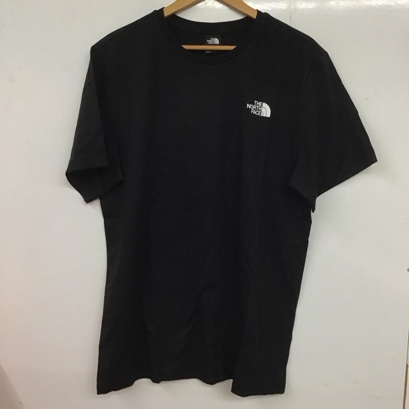ザノースフェイス THE NORTH FACE Tシャツ 半袖 NF0A87NPJK3 L ロゴ、文字 X プリント 黒 / ブラック /  メンズ USED 古着 中古 10132534