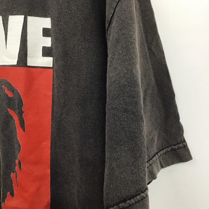 古着 USED Tシャツ 半袖 半袖カットソー プリントTシャツ クルーネックカットソー 古着 XL プリント 黒 / ブラック /  メンズ USED 古着 中古 10128722