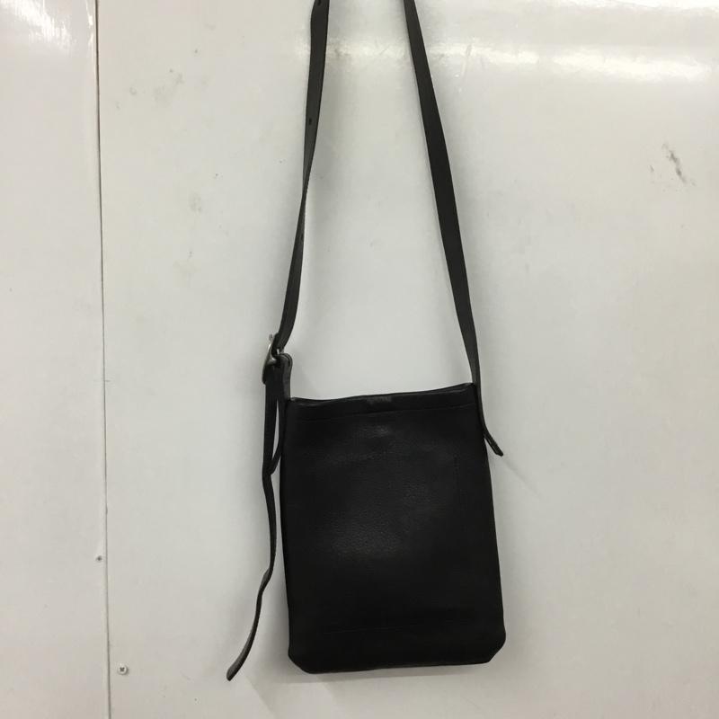 エンダースキーマ Hender Scheme ショルダーバッグ ショルダーバッグ one side belt bag レザー ロゴ、文字 黒 / ブラック /  メンズ USED 古着 中古 10147448