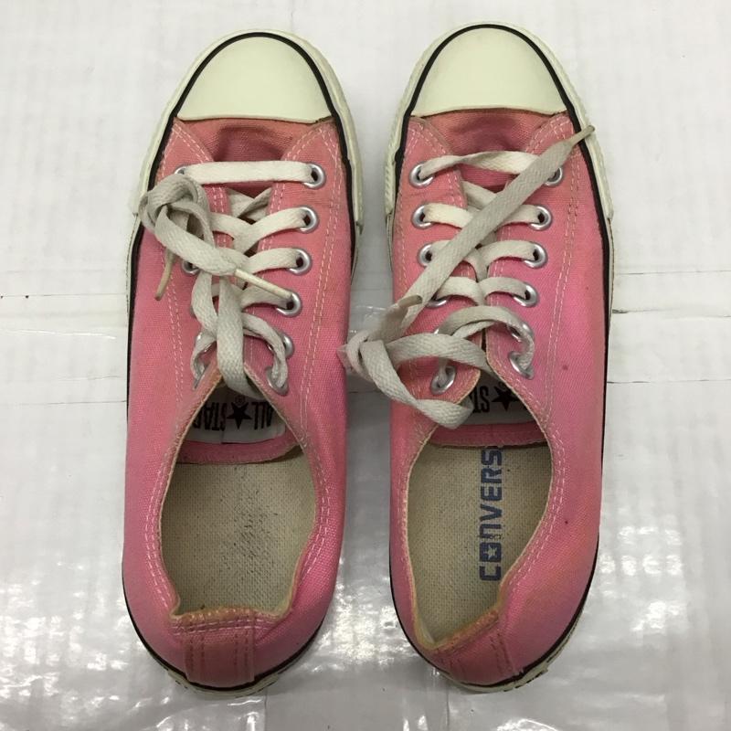 コンバース CONVERSE スニーカー スニーカー 1B318 オールスター 24.5cm 24.5cm ロゴ、文字 桃 / ピンク /  レディース USED 古着 中古 10118780