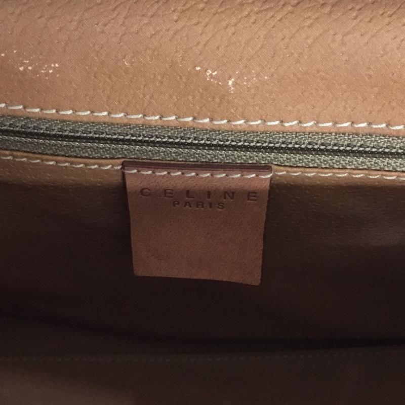 セリーヌ CELINE ハンドバッグ ハンドバッグ OLD マカダム スクエア 総柄 茶 / ブラウン /  レディース USED 古着 中古 10139101