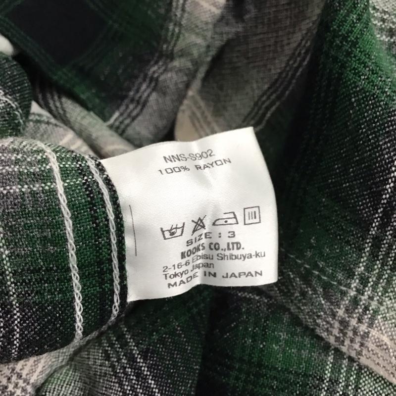 ナンバーナイン NUMBER (N)INE シャツ、ブラウス 長袖 nns-s902 長袖シャツ チェックシャツ 09ss 3 チェック マルチカラー / マルチカラー /  メンズ USED 古着 中古 10137102