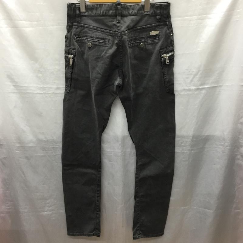 ディースクエアード2 DSQUARED2 パンツ デニム、ジーンズ デニムパンツ スリムパンツ ストレッチパンツ ジーンズ 46インチ 無地 黒 / ブラック /  メンズ USED 古着 中古 10120260