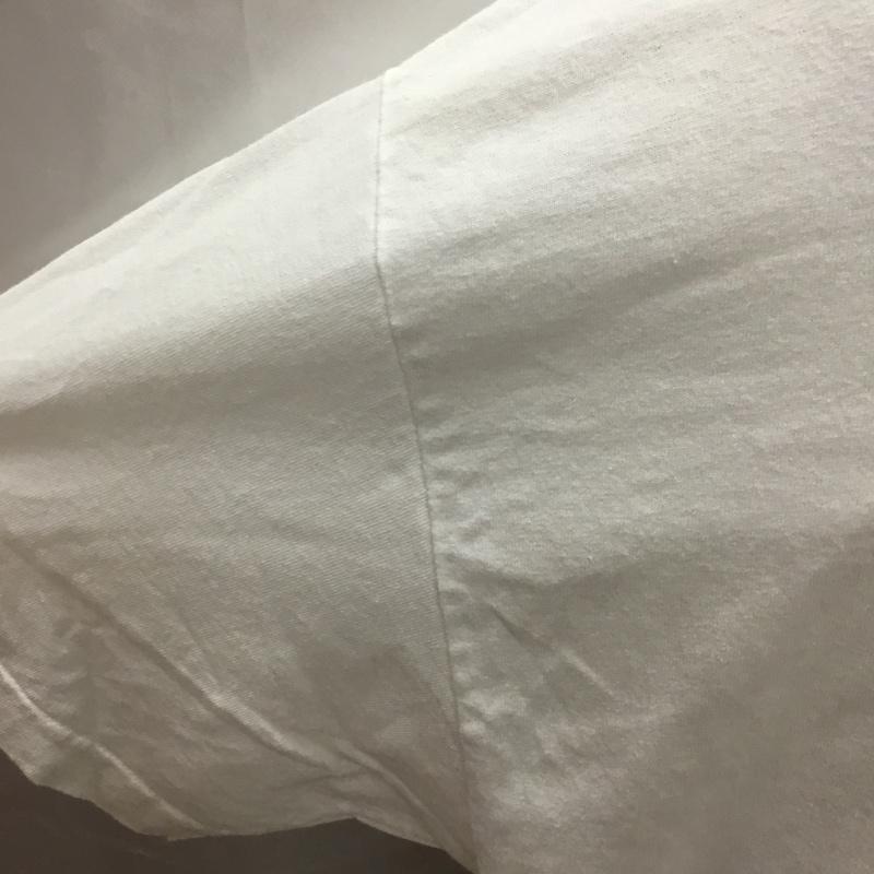 マシス MASSES Tシャツ 半袖 半袖カットソー プリントTシャツ クルーネックカットソー XL プリント 白 / ホワイト /  メンズ USED 古着 中古 10114887