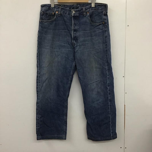リーバイストラウスアンドコー Levi Strauss & co. パンツ デニム、ジーンズ デニムパンツ ワイドパンツ カジュアルパンツ 35インチ 無地 インディゴ / インディゴ /  メンズ USED 古着 中古 10140628